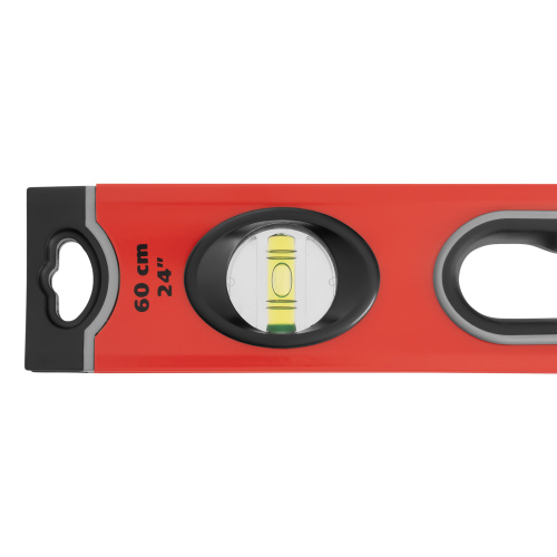 Уровень алюминиевый, 600 мм, 3 глазка, ударопрочные заглушки, двухкомпонентные ручки Matrix ProFI по ценам производителя в Воронеже с доставкой по всей России