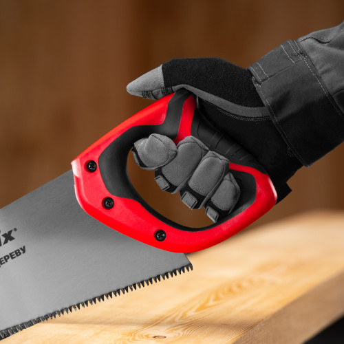 Ножовка по дереву, 500 мм, 7-8 TPI, зуб-3D, каленый зуб, двухкомпонентная рукоятка Matrix по ценам производителя в Воронеже с доставкой по всей России