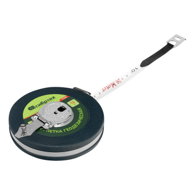 Рулетка геодезическая 20 м х 13 мм, закрытый корпус, фибергласовая лента Сибртех по ценам производителя в Воронеже с доставкой по всей России