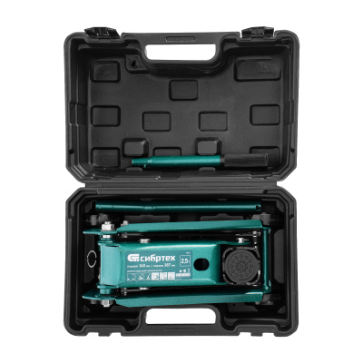 Домкрат гидравлический подкатной, 2,5 т, 148-387 мм, в пласт. кейсе Сибртех по ценам производителя в Воронеже с доставкой по всей России