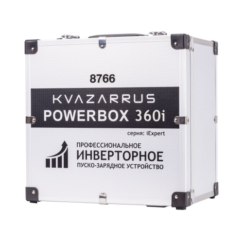 Инверторное пуско-зарядное устройство KVAZARRUS PowerBox 360i, таймер, алюминиевый кейс купить в Москве с доставкой по всей России | ProtosMarket.ru