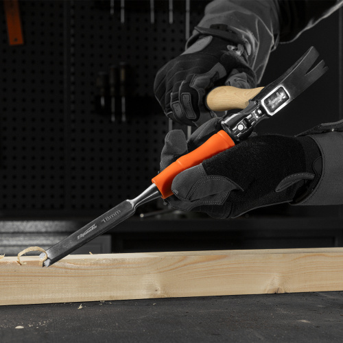 Набор стамесок 4 шт, 6-12-18-24 мм, плоские, пластиковые ударные рукоятки Sparta по ценам производителя в Воронеже с доставкой по всей России