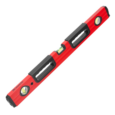 Уровень алюминиевый, 600 мм, фрезерованный, 3 глазка, две эргономичные ручки Matrix по ценам производителя в Воронеже с доставкой по всей России