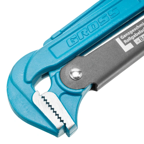 Ключ трубный рычажный 3, №4, цельнокованый, CrV, тип "L" Gross по ценам производителя в Воронеже с доставкой по всей России