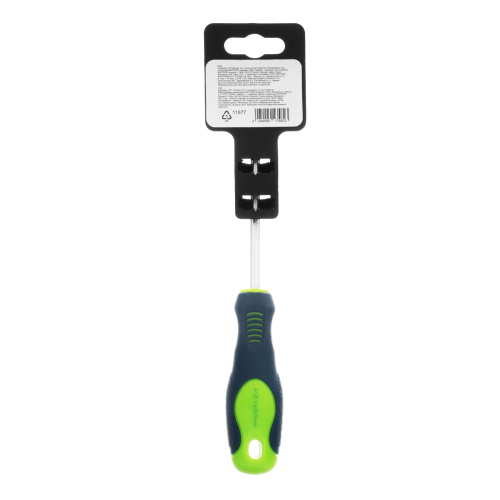 Отвертка, PZ1 х 80 мм, CrV, двухкомпонентная рукоятка Сибртех по ценам производителя в Воронеже с доставкой по всей России