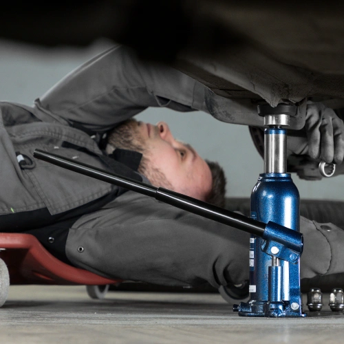 Домкрат гидравлический бутылочный, 6 т, h подъема 207-404 мм, в пластиковом кейсе Stels купить в Москве с доставкой по всей России | ProtosMarket.ru