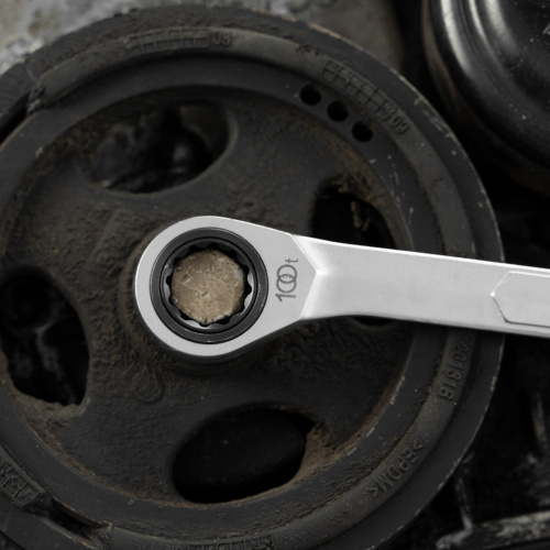 Ключ комбинированный трещоточный, 18 мм, количество зубьев 100 Gross по ценам производителя в Воронеже с доставкой по всей России