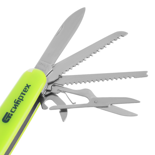 Нож многофункциональный, компактный размер, 15 функций, 90 мм Сибртех по ценам производителя в Воронеже с доставкой по всей России