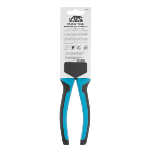 Плоскогубцы комбинированные 200 мм, хром-ванадий, двухкомпонентные рукоятки Барс по ценам производителя в Воронеже с доставкой по всей России