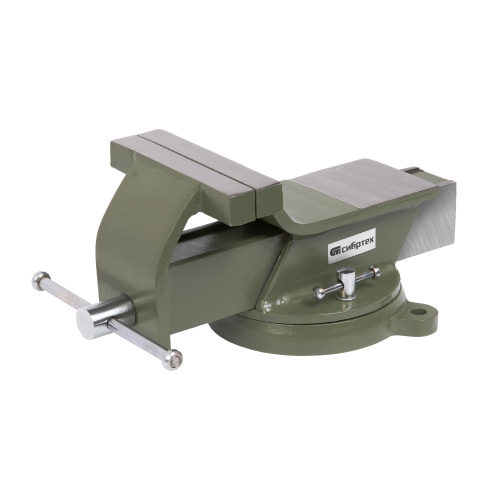 Тиски слесарные, 125 мм, стальные, поворотные Сибртех по ценам производителя в Воронеже с доставкой по всей России