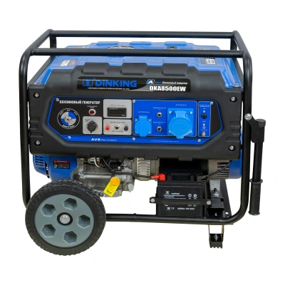 Генератор бензиновый Dinking DKA8500EW (8,5кВт, электростартер, 17лс, колёса, АВР) по ценам производителя в Воронеже с доставкой по всей России