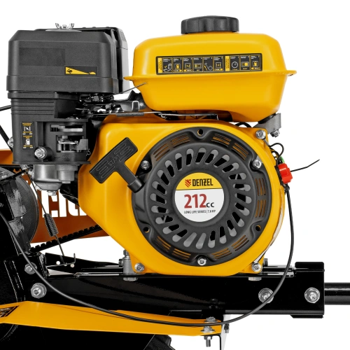 Мотоблок DPT-370S, 7 л.с., ремен.сцеп, фрез 3х4, ШОМ, передачи 3В/1Н Denzel по ценам производителя в Воронеже с доставкой по всей России