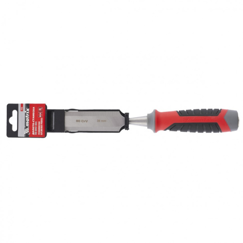 Долото-стамеска, 28 мм, 60 CrV, трехкомпонентная обрезиненная рукоятка Matrix по ценам производителя в Воронеже с доставкой по всей России