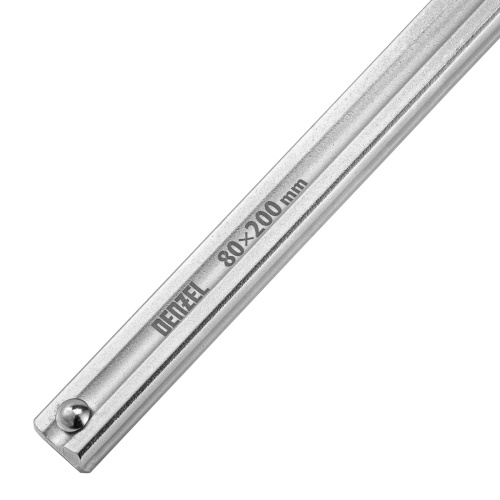 Струбцина F-образная, 80x200мм, кованая Denzel по ценам производителя в Воронеже с доставкой по всей России