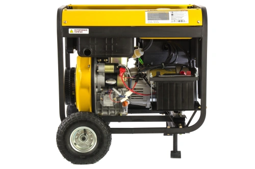 Генератор дизельный DD6300Е, 5.0 кВт, 220 В/50 Гц, 15 л, электростартер Denzel по ценам производителя в Воронеже с доставкой по всей России
