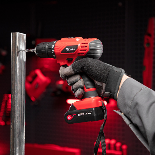 Дрель-шуруповерт аккумуляторная MCDL-12-02, Li-Ion, 12 В, 2 акк. MTX по ценам производителя в Воронеже с доставкой по всей России