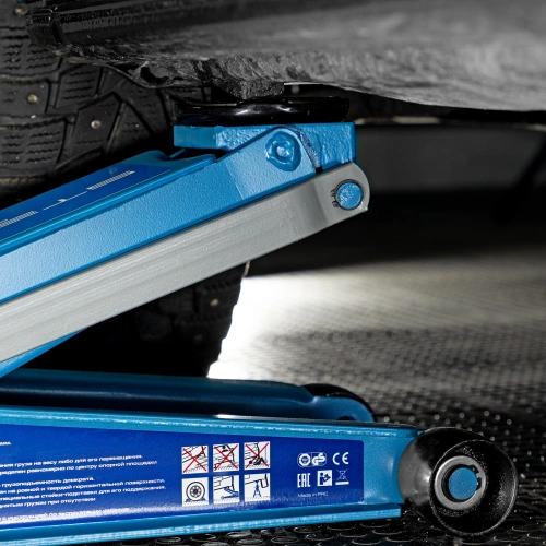 Домкрат гидравлический подкатной 3 т, быстрый подъем, Low profile quick lift, 75-505 мм, профессиональный STELS по ценам производителя в Воронеже с доставкой по всей России