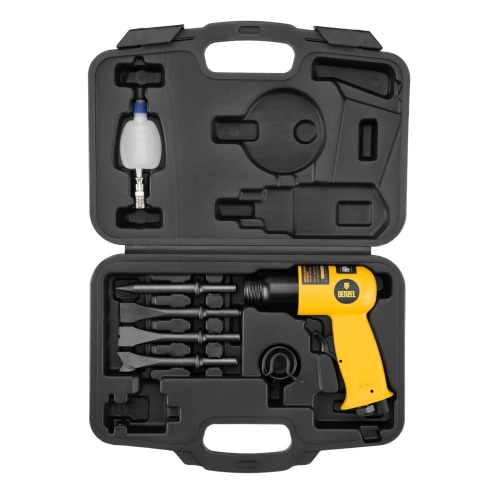 Пневматический молоток НР4500 + набор насадок, 113 л/мин, 4500 уд/мин Denzel по ценам производителя в Воронеже с доставкой по всей России