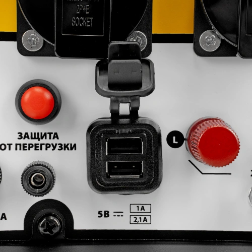 Генератор инверторный GS-5500iSE, 5,5 кВт, 230 В, закрытый корпус,электростартер Denzel по ценам производителя в Воронеже с доставкой по всей России