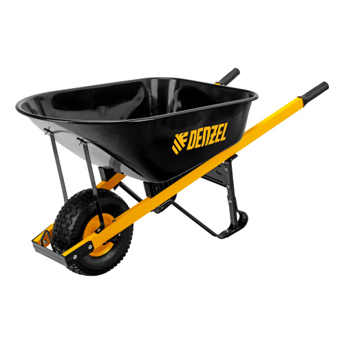 Тачка строительная, усиленная, объем 140 л, 230 кг, колесо 15х6.00-6 Denzel по ценам производителя в Воронеже с доставкой по всей России