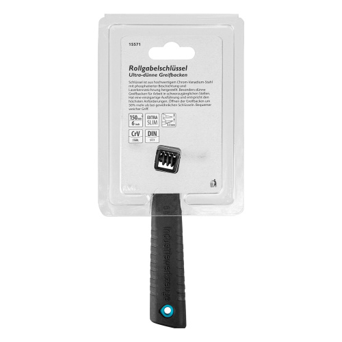 Ключ разводной, 150 мм, CrV, ультратонкие губки Gross по ценам производителя в Воронеже с доставкой по всей России