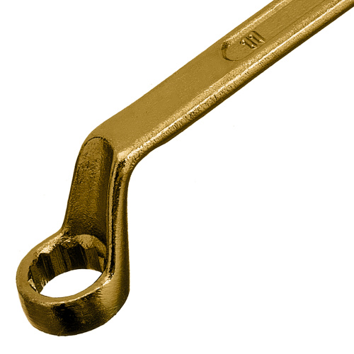 Ключ накидной, 10 х 11 мм, желтый цинк Сибртех по ценам производителя в Воронеже с доставкой по всей России