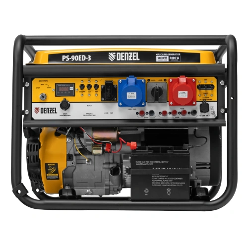 Генератор бензиновый PS 90 ED-3, 9.0 кВт, переключение режима 230 В/400 В, 25 л, электростартер Denzel по ценам производителя в Воронеже с доставкой по всей России