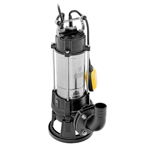 Фекальный насос FP1800-KS, 1800 Вт, напор 17 м, 26000 л/ч, нож-измельчитель Denzel по ценам производителя в Воронеже с доставкой по всей России