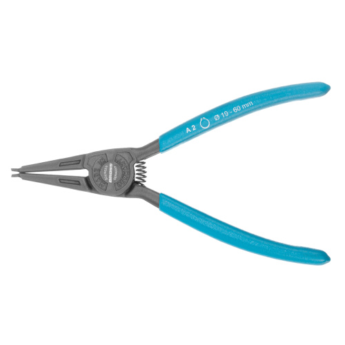 Съемник, 175 мм, для внешних стопорных колец (19-60 мм) прямые губки (разжим) Gross по ценам производителя в Воронеже с доставкой по всей России