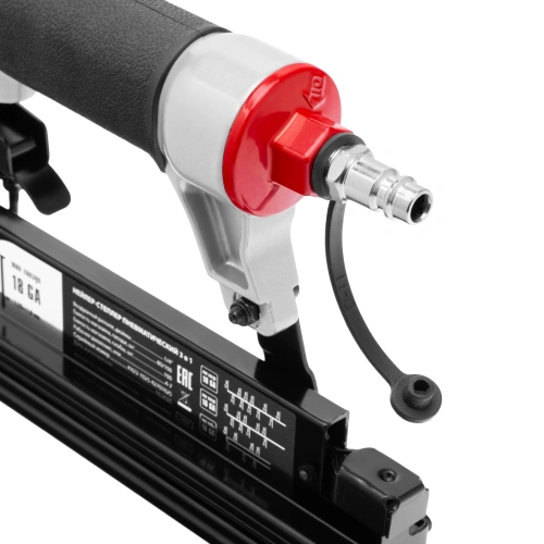 Нейлер-степлер пневматический 3 в 1, с регулировкой глубины забивания, гвозди 18GA, гвозди 16GA, скобы 18 GA Matrix по ценам производителя в Воронеже с доставкой по всей России