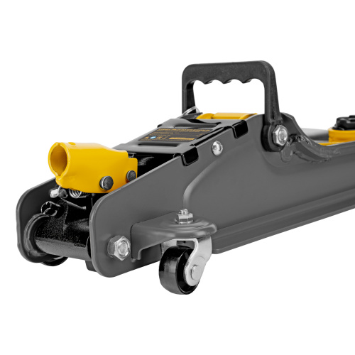 Домкрат гидравлический подкатной с фиксатором, 2,5 т, 85-385 мм Denzel по ценам производителя в Воронеже с доставкой по всей России