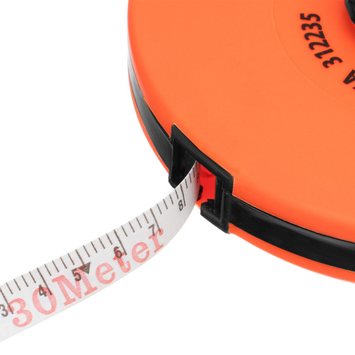 Рулетка геодезическая, 30 м х 12,5 мм, лента ПВХ, закрытый круглый корпус Sparta по ценам производителя в Воронеже с доставкой по всей России
