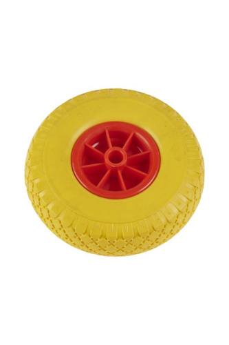 Колесо литое полиуретановое 260 мм PU 1805-2 с пластиковым ободом (без подшипника) по ценам производителя в Воронеже с доставкой по всей России