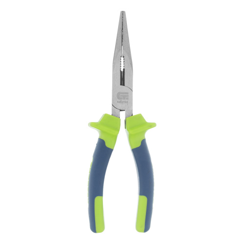 Длинногубцы прямые, 180 мм, двухкомпонентные рукоятки Сибртех по ценам производителя в Воронеже с доставкой по всей России