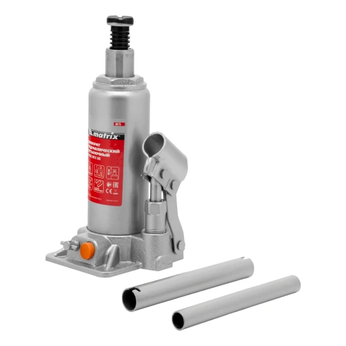 Домкрат гидравлический бутылочный, 4 т, h подъема 194-372 мм, в пластиковом кейсе Matrix по ценам производителя в Воронеже с доставкой по всей России