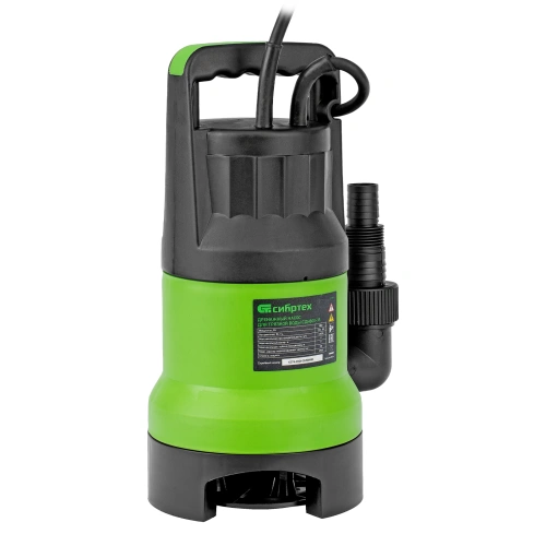 Дренажный насос для грязной воды СДН800-35, 800 Вт, напор 9 м, 13500 л/ч Сибртех по ценам производителя в Воронеже с доставкой по всей России