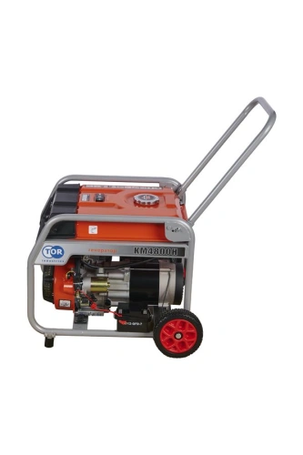 Генератор бензиновый 3,3 кВт 220В 16 л с электростартером и колесами TOR KM4800H по ценам производителя в Воронеже с доставкой по всей России