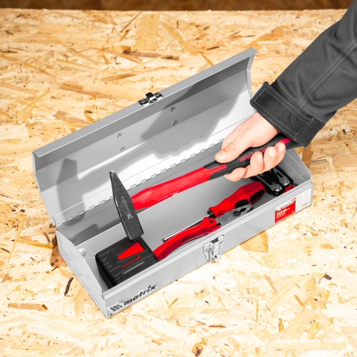 Ящик для инструмента, 410 х 154 х 95 мм, металлический Matrix по ценам производителя в Воронеже с доставкой по всей России