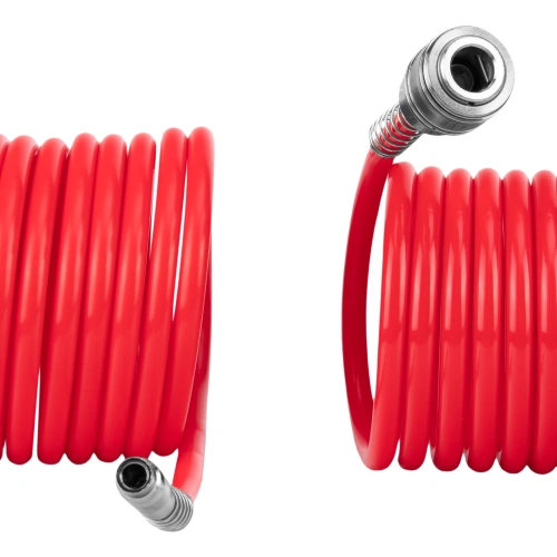 Шланг спиральный воздушный, 5 м, с быстросъемными соединениями Matrix по ценам производителя в Воронеже с доставкой по всей России