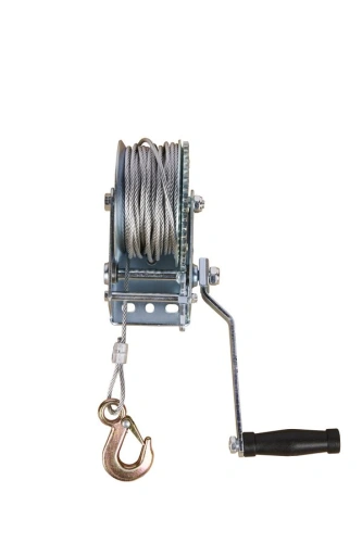Лебедка ручная барабанная с тросом  400кг  20м оцинкованная TOR FD по ценам производителя в Воронеже с доставкой по всей России