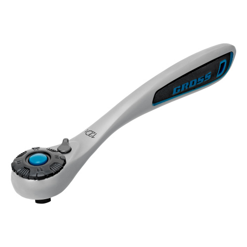 Набор торцевых головок, трещотка 120 зубьев, 3/8", CrV, 12 предметов Gross по ценам производителя в Воронеже с доставкой по всей России