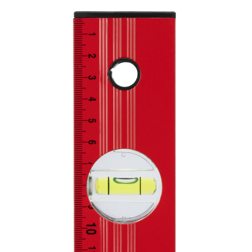 Уровень алюминиевый, 1000 мм, 3 глазка, красный, линейка Matrix по ценам производителя в Воронеже с доставкой по всей России