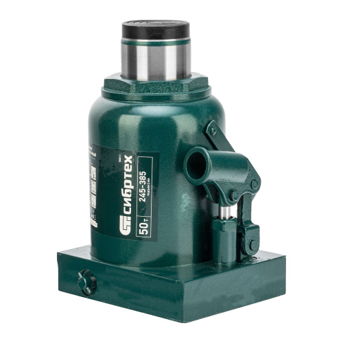 Домкрат гидравлический бутылочный, 50 т, 245-385 мм Сибртех по ценам производителя в Воронеже с доставкой по всей России