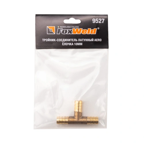 Тройник-соединитель латунный AERO ёлочка 10мм купить в Москве с доставкой по всей России | ProtosMarket.ru