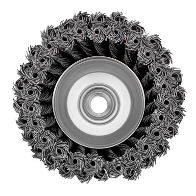 Щетка для УШМ, 125 мм, М14, "чашка", двухрядная, крученая проволока 0.8 мм Matrix по ценам производителя в Воронеже с доставкой по всей России