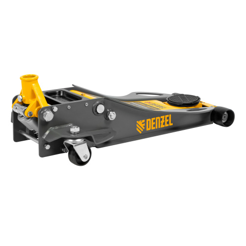 Домкрат гидравлический подкатной, 3 т, 75-500 мм, быстрый подъем, низкий подхват, проф. Denzel по ценам производителя в Воронеже с доставкой по всей России