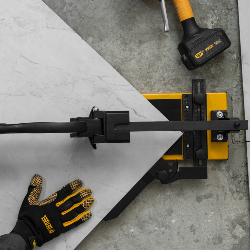 Плиткорез рельсовый 1000х16мм, каретка на подш., стальная станина, усил. рукоятка-пенал Denzel по ценам производителя в Воронеже с доставкой по всей России