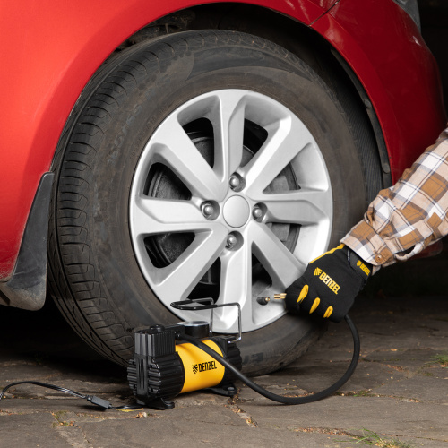 Компрессор автомобильный AC-37, 12 В, 7 атм, 37 л/мин, автомобильный предохранитель Denzel по ценам производителя в Воронеже с доставкой по всей России