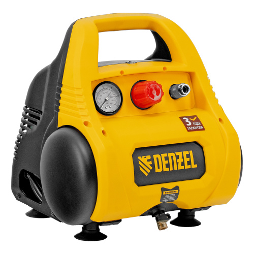 Компрессор воздушный безмасляный РС 1/6-180,1, 1 кВт, 180 л/мин, 6 л Denzel по ценам производителя в Воронеже с доставкой по всей России