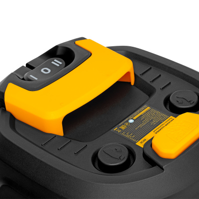 Пылесос строительный RVC20, 1400 Вт, бак 20 л, шланг 3 м, розетка с автосинхр. Denzel купить в Москве с доставкой по всей России | ProtosMarket.ru